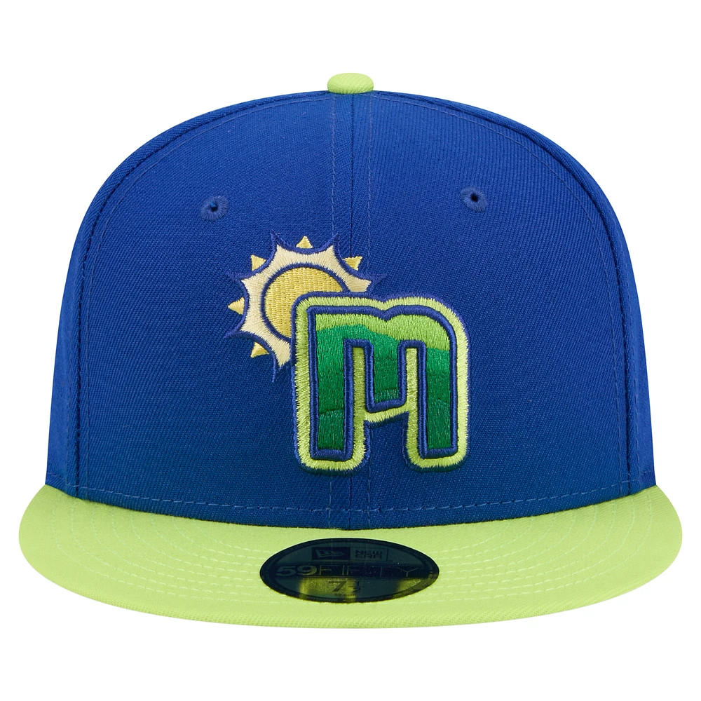 Casquette ajustée New Era Chattanooga Lookouts Copa de la Diversión 59FIFTY bleue pour homme