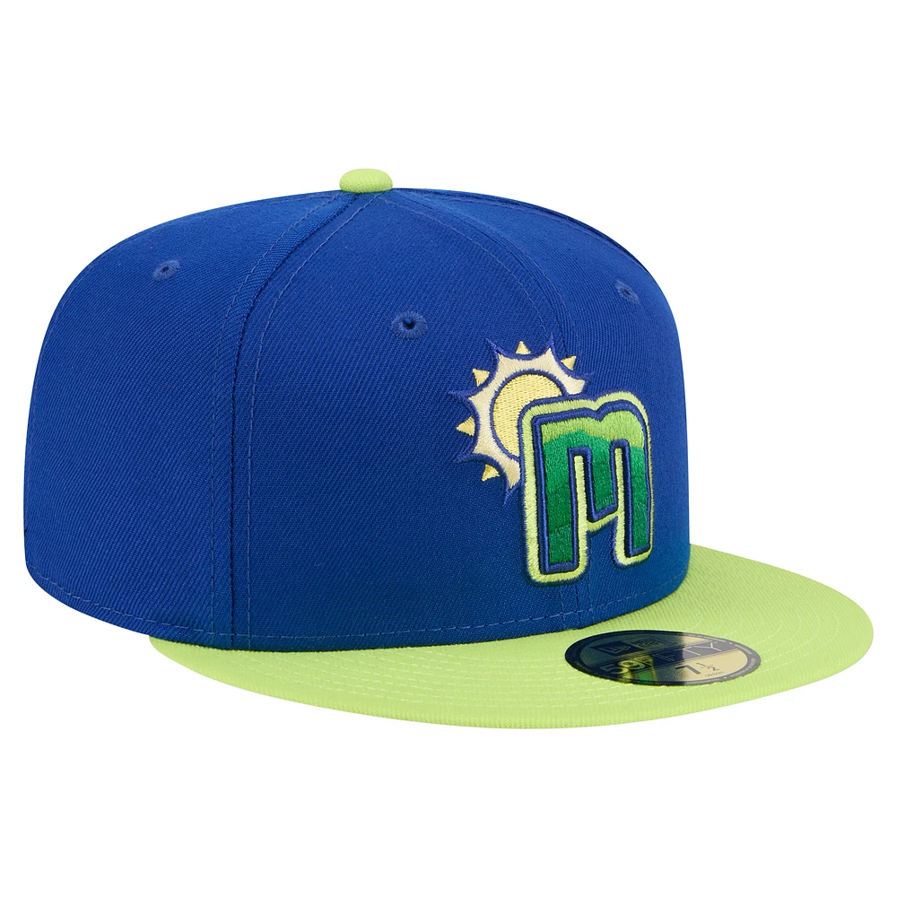 Casquette ajustée New Era Chattanooga Lookouts Copa de la Diversión 59FIFTY bleue pour homme