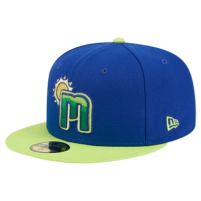 Casquette ajustée New Era Chattanooga Lookouts Copa de la Diversión 59FIFTY bleue pour homme