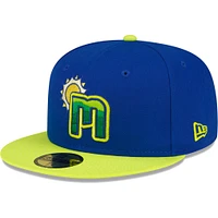 Men's New Era Blue Chattanooga Lookouts Copa De La Diversion 59FIFTY Fitted Hat