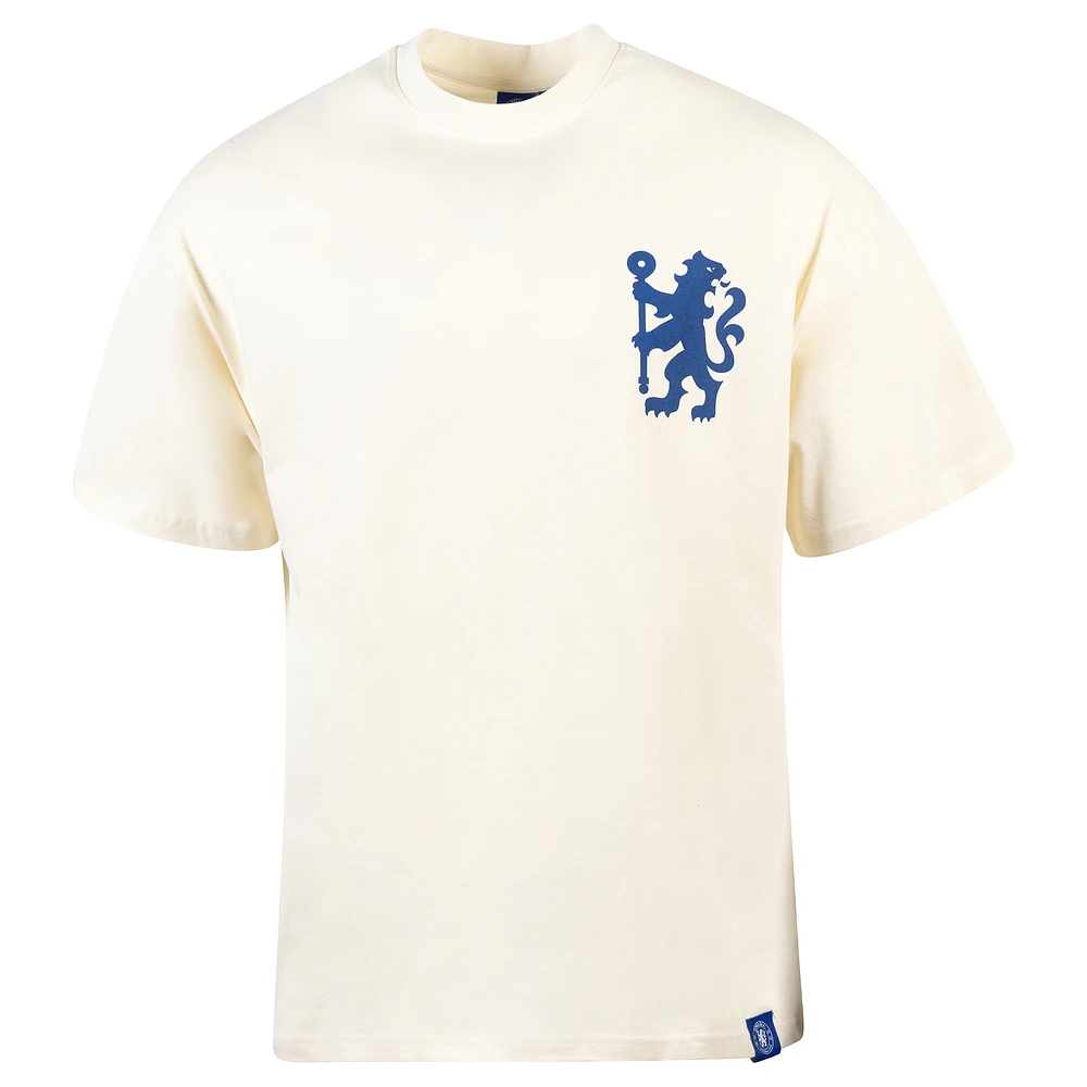 T-shirt surdimensionné Chelsea crème pour homme Sport Design Sweden