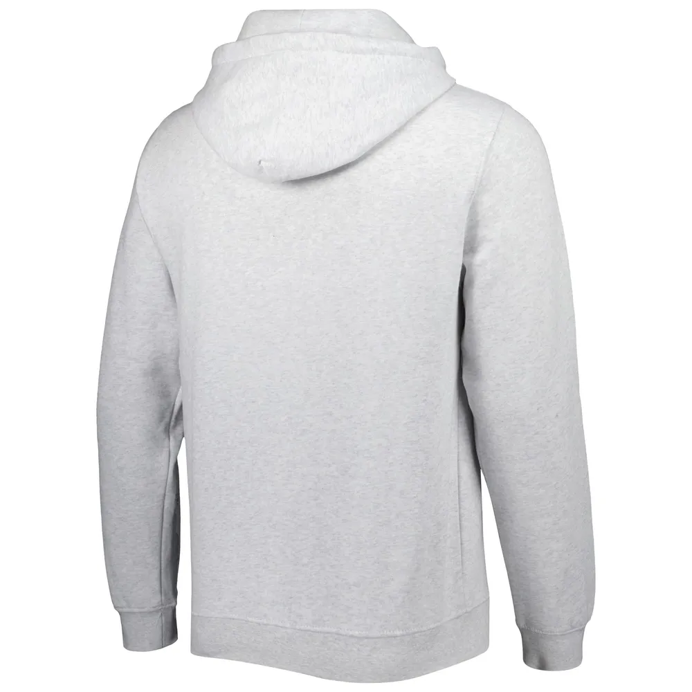 Sweat à capuche Chelsea Retro Raglan gris chiné pour homme