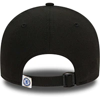 Casquette réglable noire Chelsea Wordmark Repreve 9FORTY New Era pour hommes