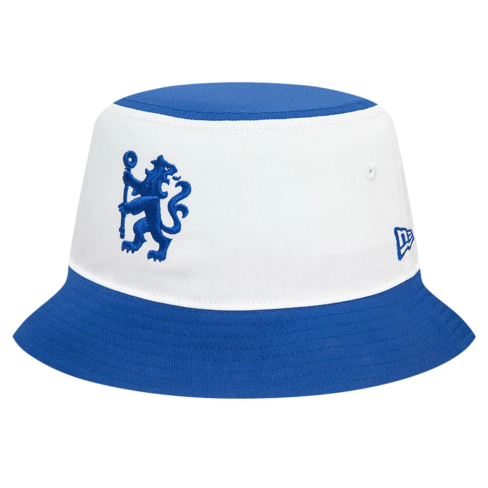 Men's New Era Blue Chelsea Color Block Bucket Hat