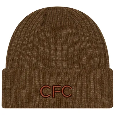 Chelsea New Era Retro Cuffed Knit Hat - Brown