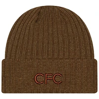 Men's New Era Brown Chelsea Retro Cuffed Knit Hat