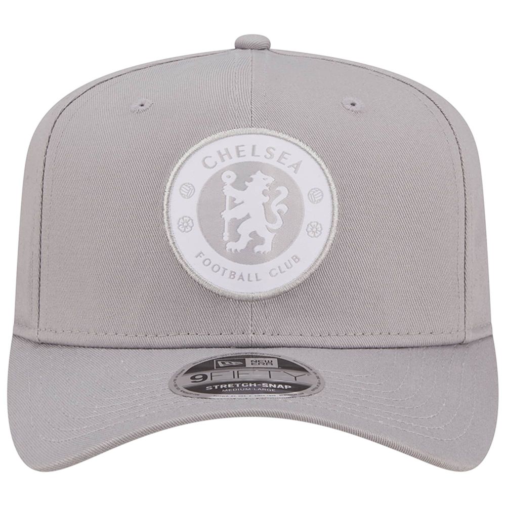 Men's New Era Gray Chelsea Seasonal 9FIFTY Snapback Hat