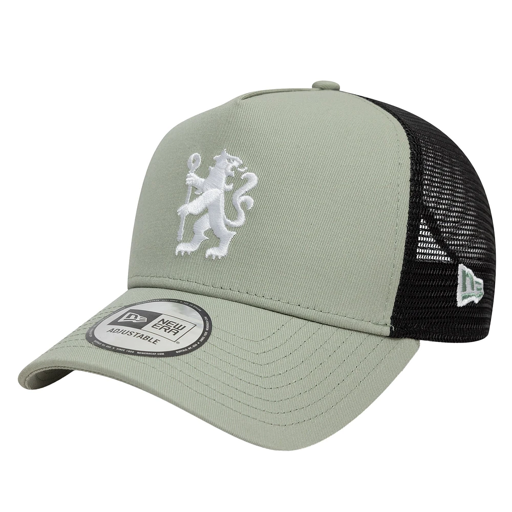 Men's New Era Light Green Chelsea Trucker Adjustable Hat