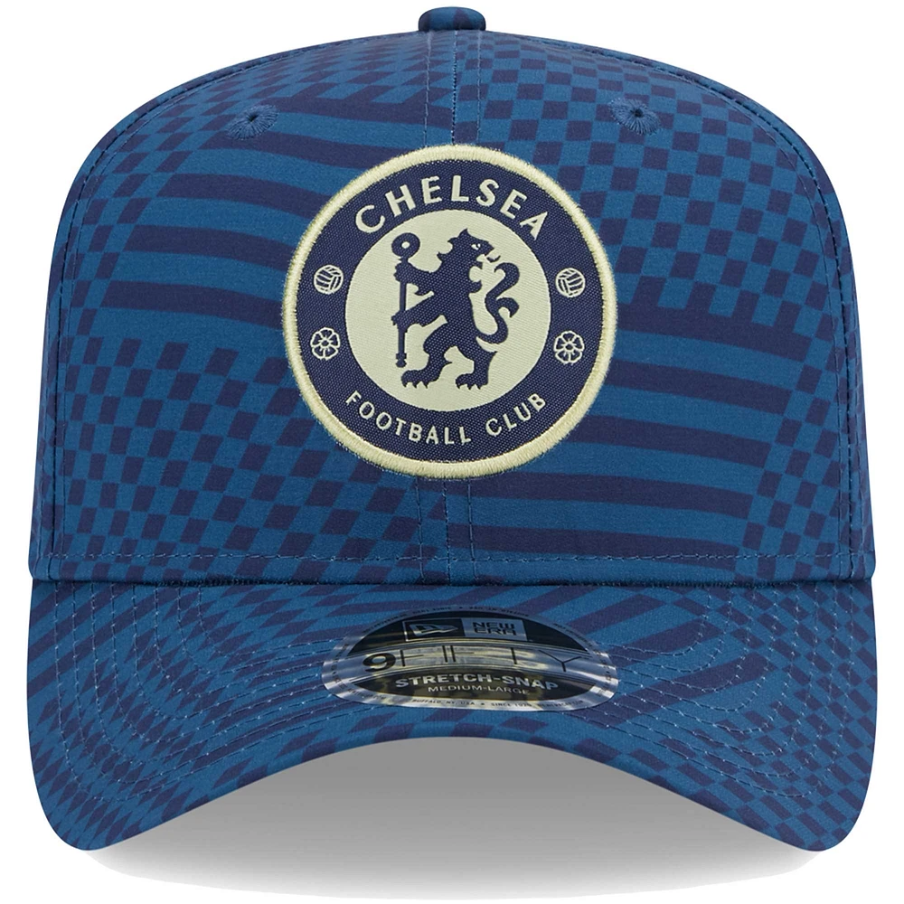 Casquette Snapback 9FIFTY Chelsea Allover bleu marine New Era pour homme