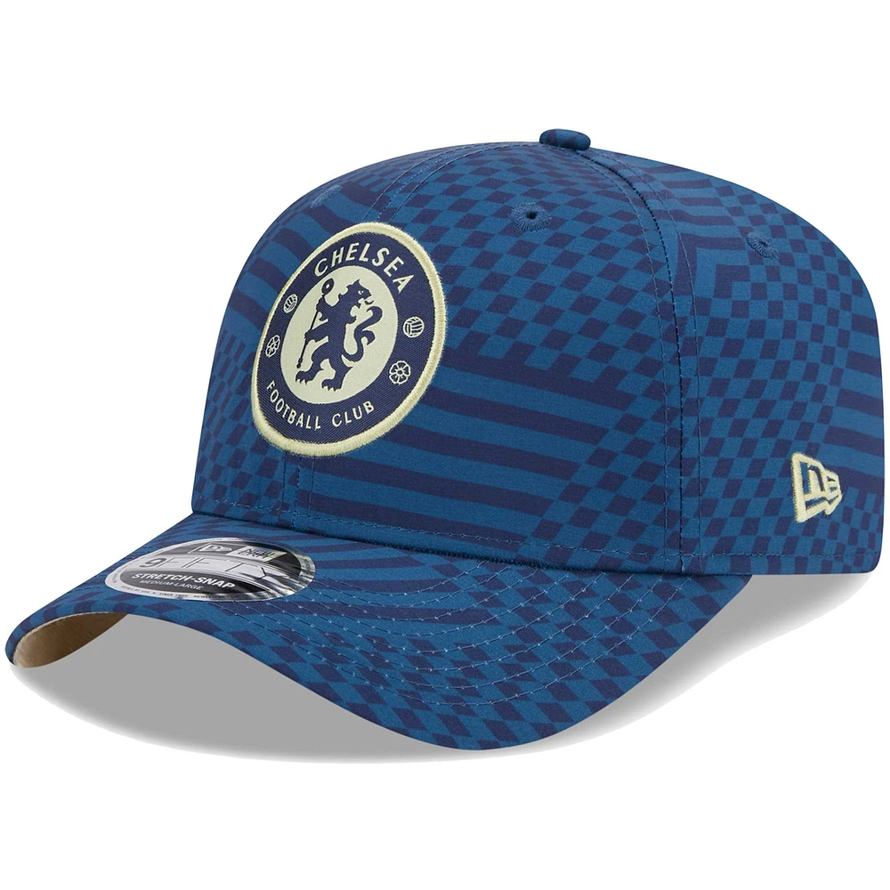 Casquette Snapback 9FIFTY Chelsea Allover bleu marine New Era pour homme