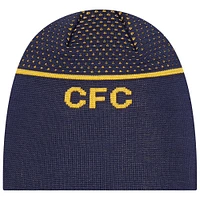 Men's New Era Navy Chelsea Engineered Skull Knit Beanie