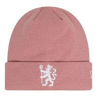 Men's New Era Pink Chelsea Seasonal Cuffed Knit Hat