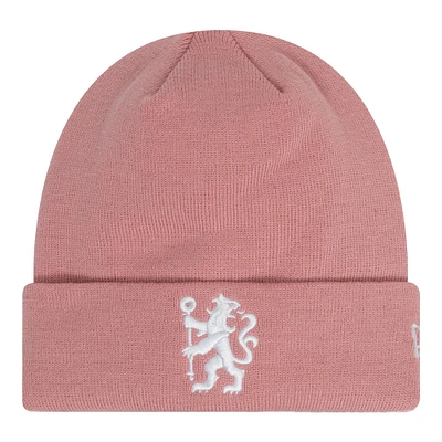 Men's New Era Pink Chelsea Seasonal Cuffed Knit Hat