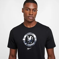 T-shirt Nike noir avec écusson Chelsea pour homme