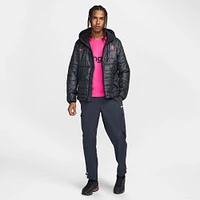 Veste zippée entièrement doublée en polaire synthétique Nike Chelsea Third pour homme, noire