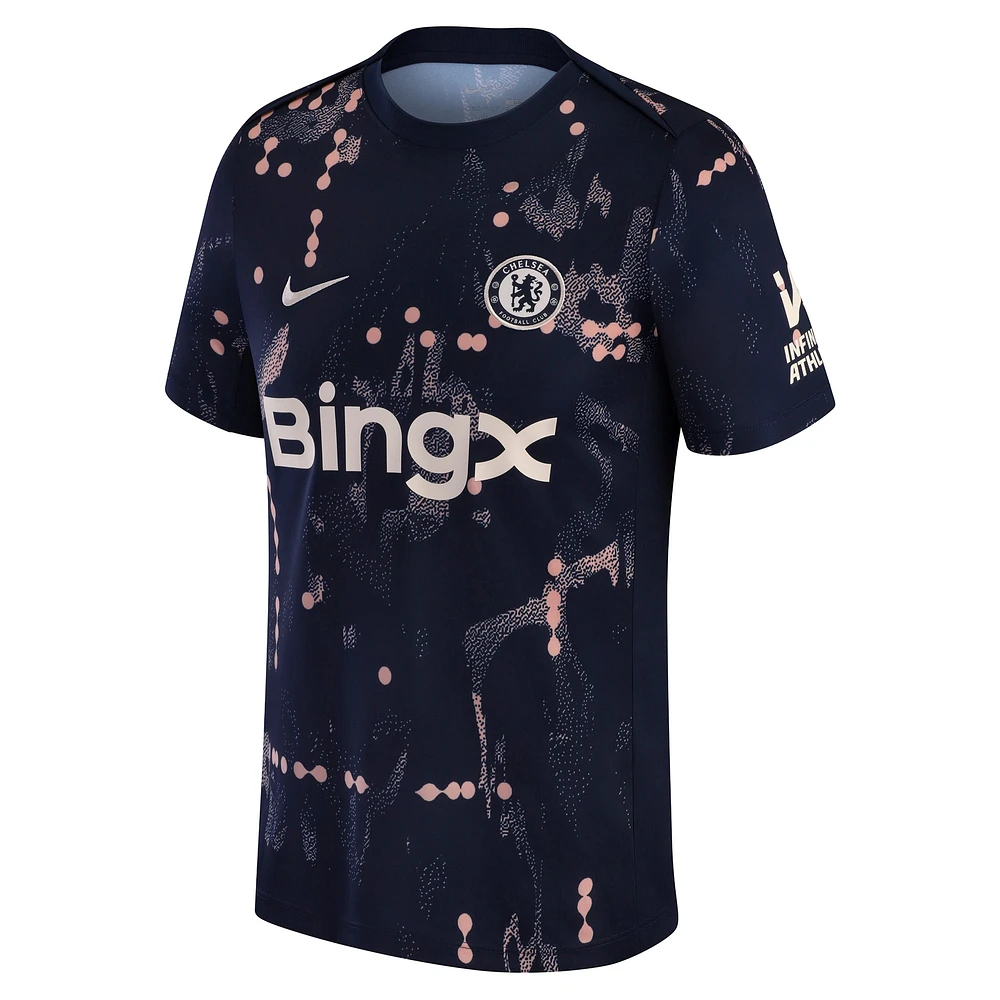 Men's Nike Blue Chelsea 2024/25 Academy Pro Pre-Match Performance Top
