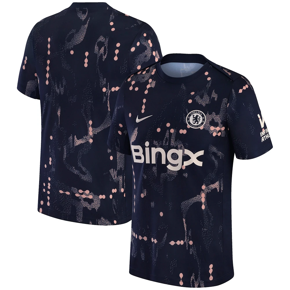 Men's Nike Blue Chelsea 2024/25 Academy Pro Pre-Match Performance Top