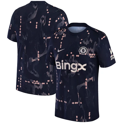 Men's Nike Blue Chelsea 2024/25 Academy Pro Pre-Match Performance Top