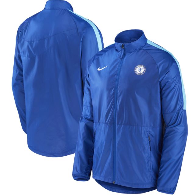 Veste Nike Chelsea Academy AWF entièrement zippée pour homme, bleu