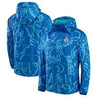 Men's Nike Blue Chelsea AWF Raglan Full-Zip Jacket