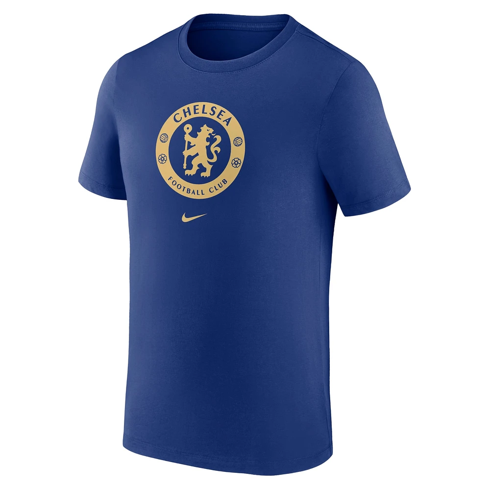 T-shirt à écusson Chelsea Nike bleu pour homme