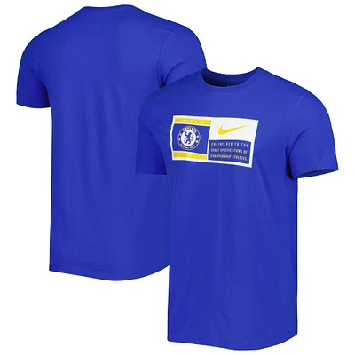 Men's Nike Blue Chelsea Jock Tag Performance T-Shirt