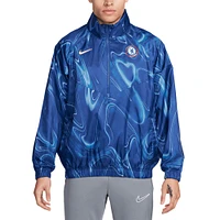 Men's Nike Blue Chelsea Windrunner Anorak Half-Zip Jacket