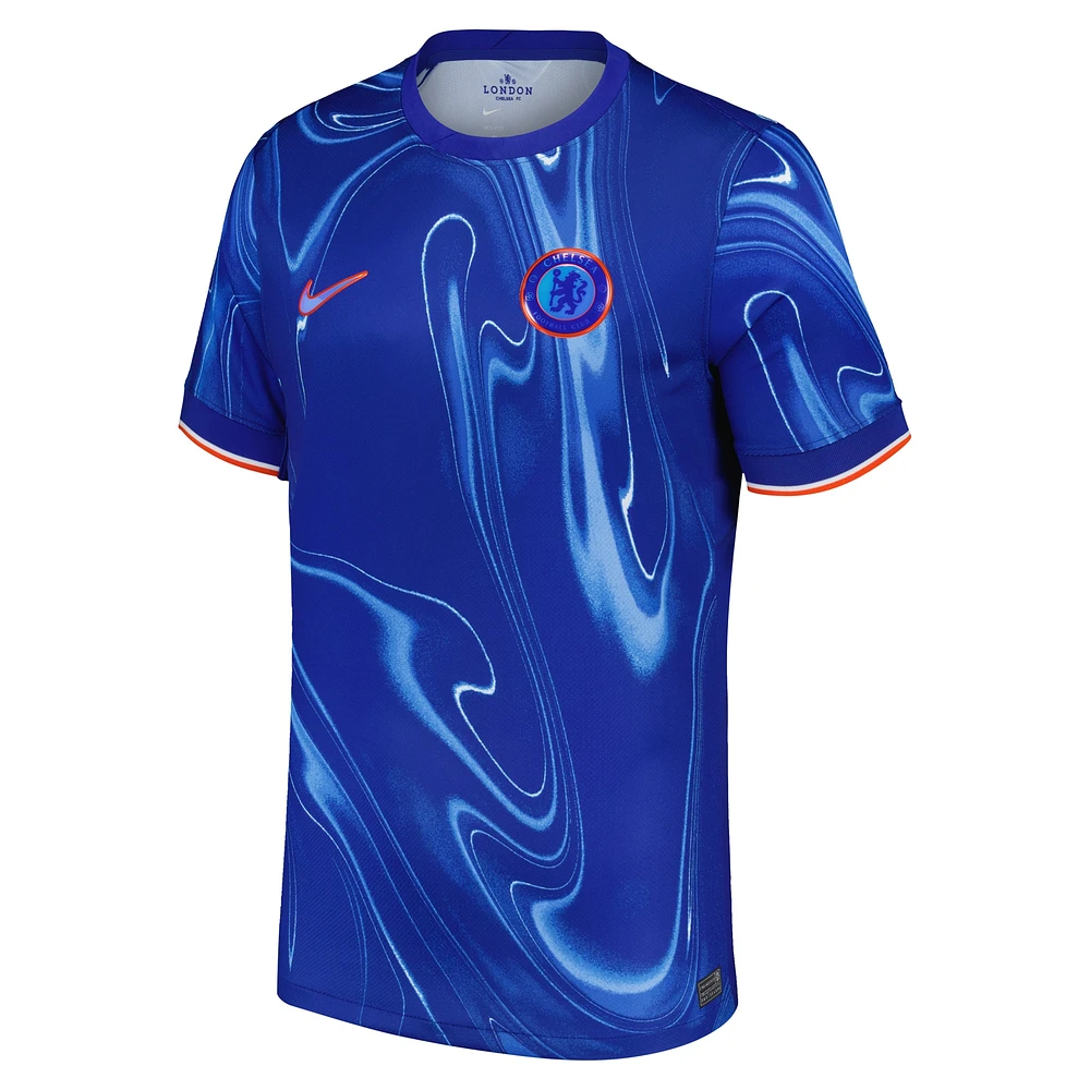 Maillot Nike Christopher Nkunku pour homme, bleu, réplique du joueur de Chelsea 2024/25 domicile