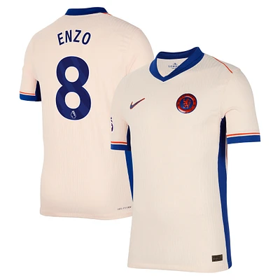 Maillot de joueur authentique Nike Enzo Fernández Orange Chelsea 2024/25 extérieur pour homme