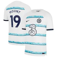 Nike Chelsea White 2022/23 Away Breathe Stadium Blank Replica Jersey