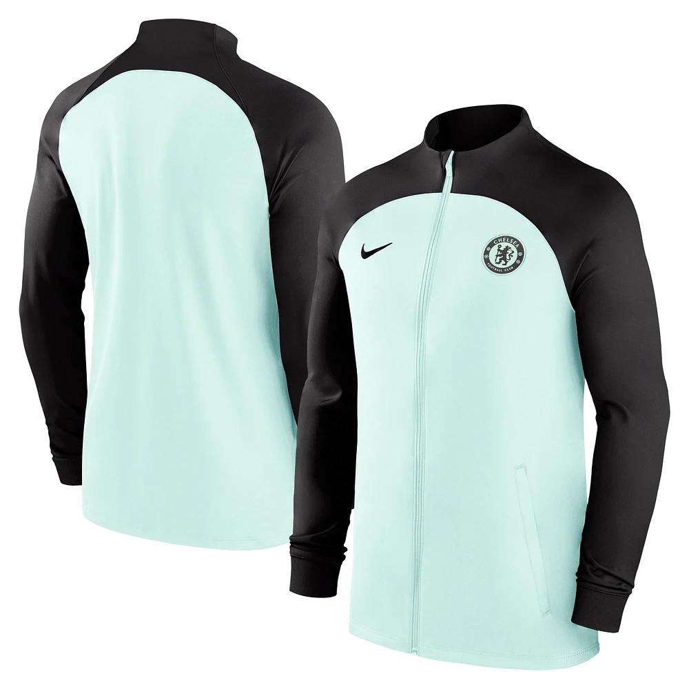 Veste de survêtement entièrement zippée Nike Mint Chelsea 2023/24 Third Strike Raglan Performance pour homme