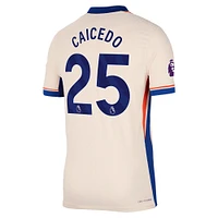 Men's Nike Moisés Caicedo Orange Chelsea 2024/25 Away Authentic Player Jersey