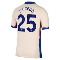 Maillot de joueur Nike Moisés Caicedo Orange Chelsea 2024/25 extérieur pour homme