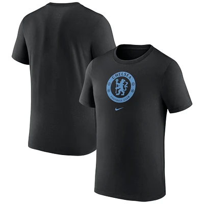 T-shirt à écusson Chelsea Nike bleu marine pour homme