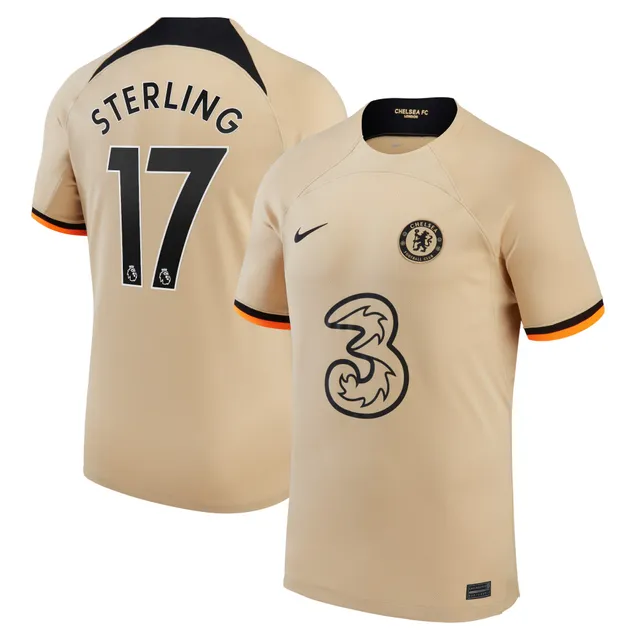 Men's Nike Raheem Sterling Blue Chelsea 2022/23 Home Breathe Stadium Replica Player Jersey