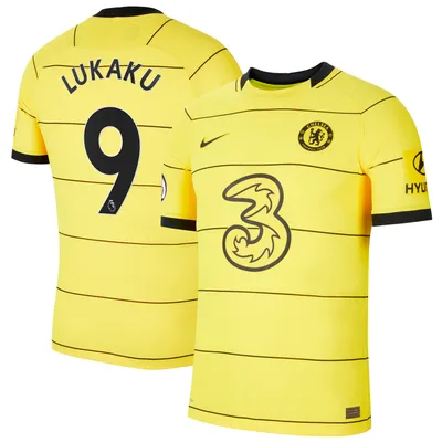 Romelu Lukaku Chelsea Nike 2021/22 Away Authentic Player Jersey - Yellow