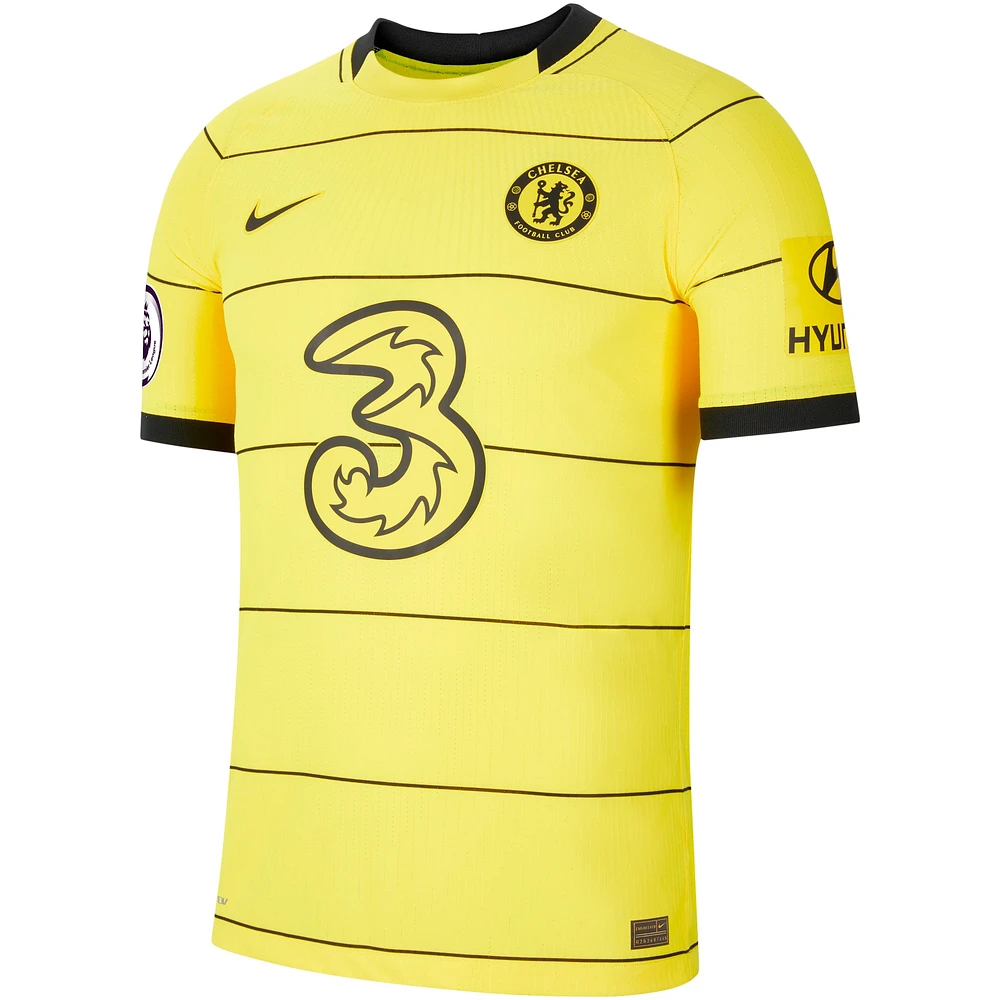 Men's Nike Yellow Chelsea 2021/22 Away Vapor Match Jersey