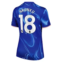 Maillot de joueur réplique domicile Nike Christopher Nkunku bleu Chelsea 2024/25 pour femme