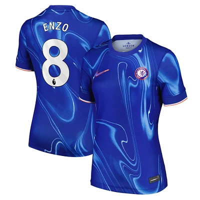 Maillot de joueur réplique domicile Nike Enzo Fernández bleu Chelsea 2024/25 pour femme