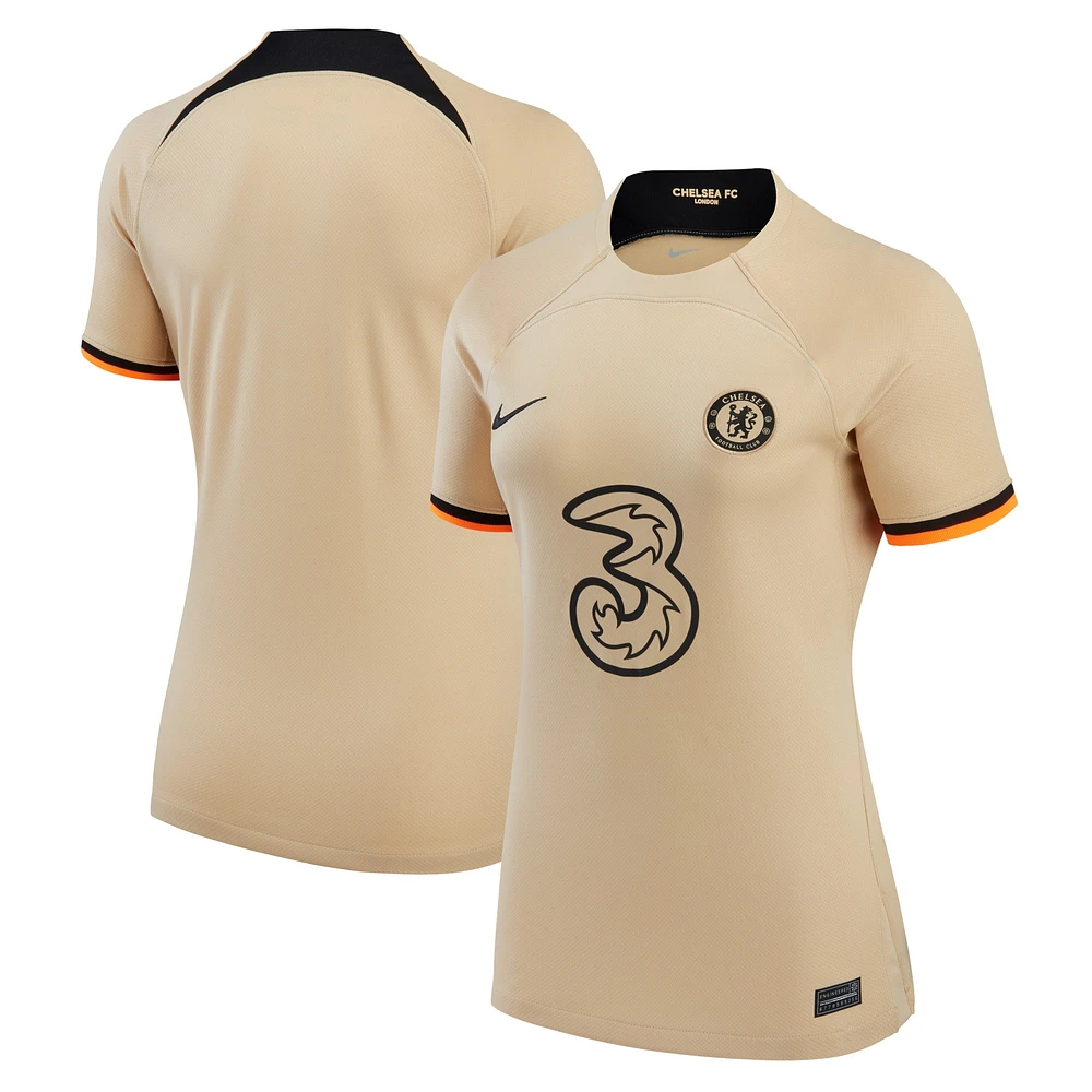 Maillot Nike Or Chelsea 2022/23 Third Replica pour Femme