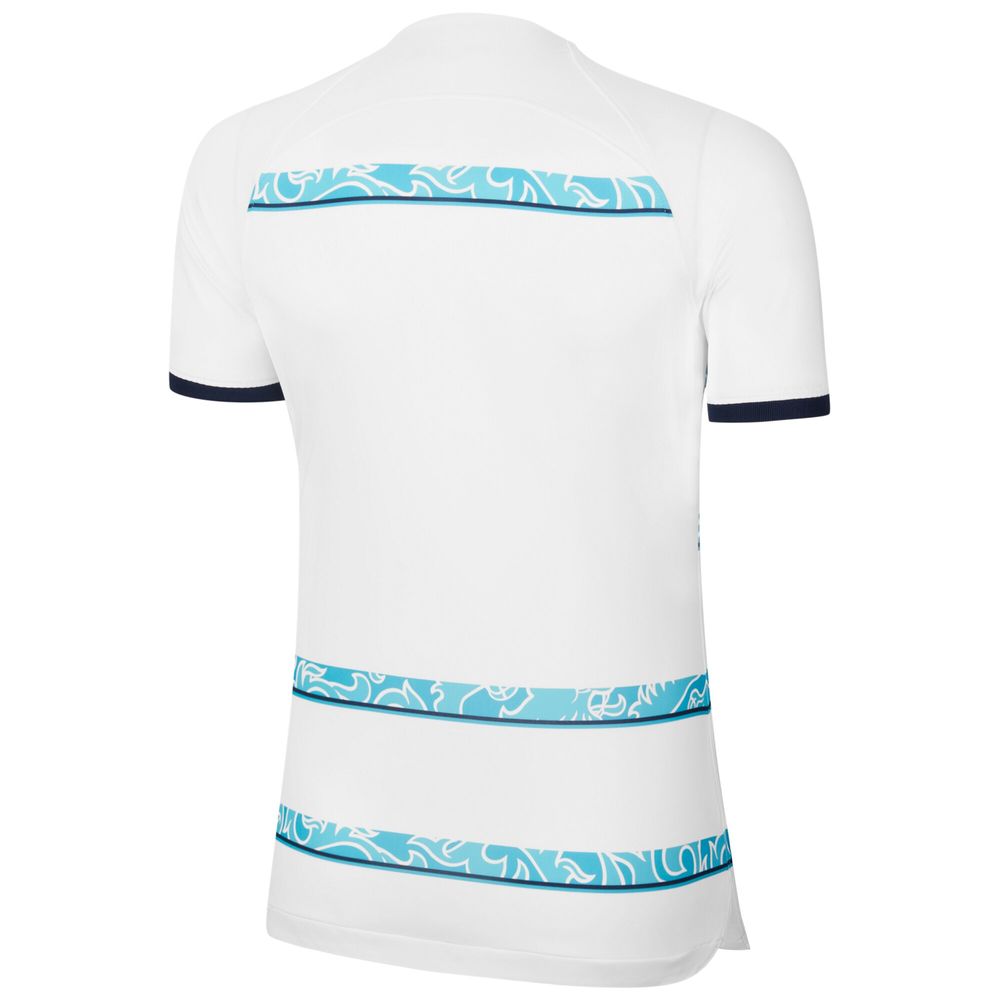 Women's Nike White Chelsea 2022/23 Away Breathe Stadium Blank Replica Jersey