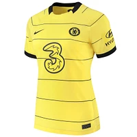 Women's Nike Yellow Chelsea 2021/22 Away Breathe Stadium Jersey