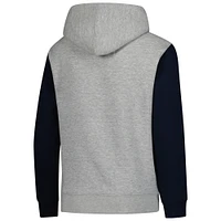 Chandail à capuchon Chelsea Club gris chiné/bleu marine pour jeune