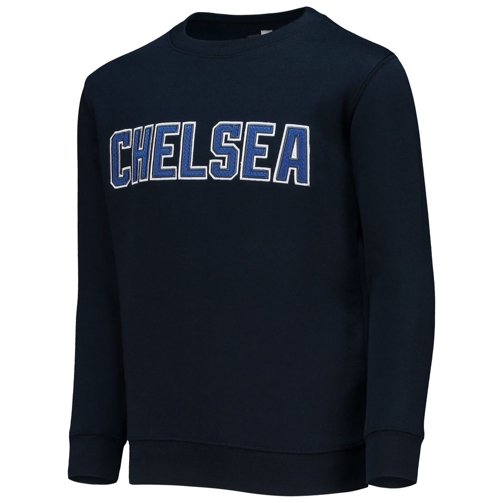 Youth Navy Chelsea Club Pullover Sweatshirt