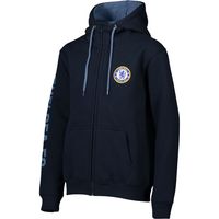 Youth Navy Chelsea Crest 2-Hit Full-Zip Hoodie Jacket