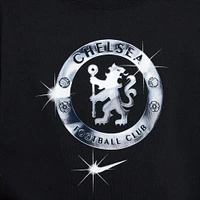 T-shirt Nike noir avec écusson Chelsea pour jeunes