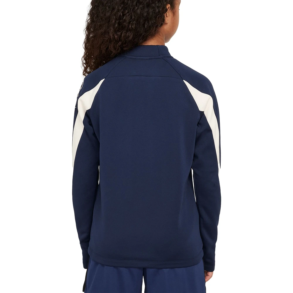 Youth Nike  Navy Chelsea 2024/25 Academy Drill Quarter-Zip Top