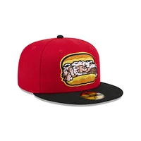 Men's New Era  Red Bowie Baysox Theme Nights 59FIFTY Fitted Hat