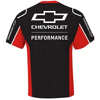 Men's Checkered Flag Sports  Black Chevrolet Uniform T-Shirt