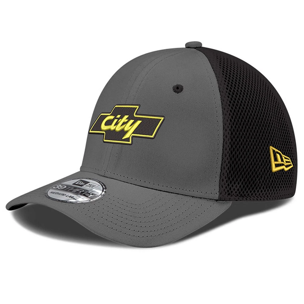 Men's New Era Graphite Chevrolet City NEO 39THIRTY Flex Hat